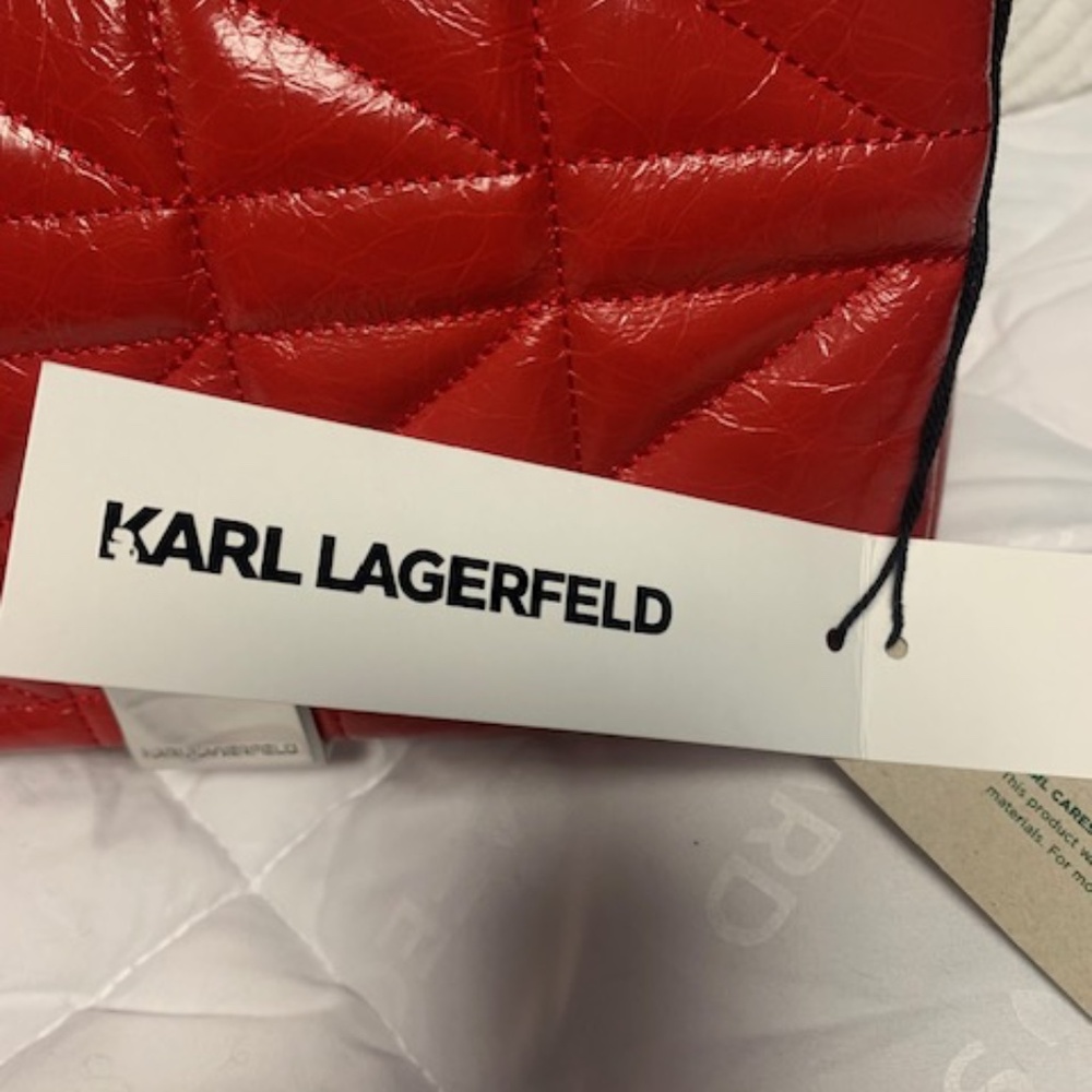Red leather bag - Picture 5 of 5